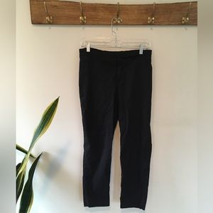 Hatch black ankle-length maternity pants